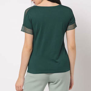 Camisetas de verano para mujer, camiseta informal ligera y transpirable, camisa cómoda y a la moda para uso diario en la calle - Product Image 4