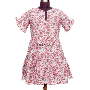 Women's Floral Print V-Neck Wrap <b>Dress</b> Pink Fit Flare Mini <b>Dress</b> Half Sleeves Digital Printing Casual <b>Dress</b> For Women - Product Image 1