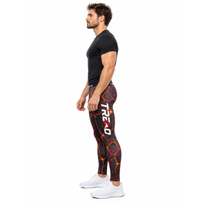 Trexo Sports Custom <b>Men's</b> Heat-Transfer Printed Compression <b>Leggings</b> BJJ MMA Grappling Spats Wrestling <b>Gym</b> Training Tights - Product Image 2