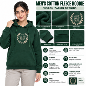 Sudaderas con Capucha de Alta Calidad, 350 g/m², 100% Algodón, con Logotipo Personalizado, Estilo Urbano, Corte Regular, para Hombre, Estampadas, de Verano - Product Image 6