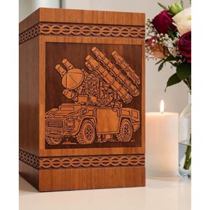 Handmade Bamboo Cremation Urn – Sustainable Memorial Urn urn Memorial Keepsake by AYAANS - Product Image 1