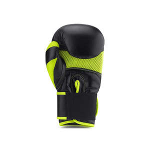 Guantes de Combate Profesionales de Cuero de Alta Calidad, 16oz 14oz 12oz, para Muay Thai, Sanda, MMA, Transpirables, con Muñequera Ajustable - Product Image 4