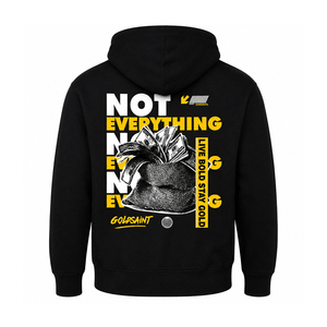 Sweat-shirt à capuche noir pour homme GOLDSAIN, imprimé, style streetwear décontracté, coupe classique, en coton tricoté, pour l'automne - Product Image 5