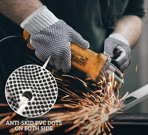 Guantes de Seguridad de Piel Dividida de Primera Calidad, Certificados CE Cat II, Talla XL, para Trabajo de Construcción, Protección, Cumplen con la Norma EN420 - Product Image 6
