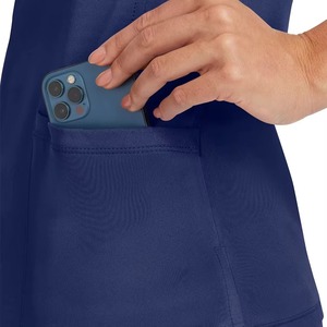 Tenues Médicales en Tissu Tricoté – Ensembles Infirmiers à Manches Courtes – Vente en Gros de Blouses Médicales - Product Image 3