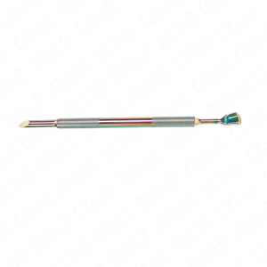 Stainless Steel Cuticle Pusher Dead Skin Remover Metal Nail File Professional Manicure Polish <b>Cleaning</b> <b>Tool</b> - Product Image 2