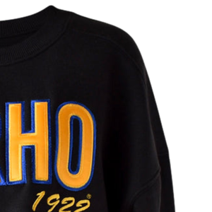 Sudadera Corta con Cuello Redondo SG Rho, Sudadera Negra de la Hermandad Sigma Gamma Rho, Top Informal de Moda para Mujer, Bordado Personalizado Griego - Product Image 3