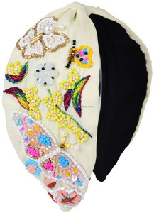 Custom Luxury White Unicorn Fabric <b>Braided</b> Headband for Kids-Luminous Durable American Casual Daily Use - Product Image 3