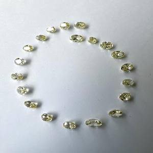 Diamant Moissanite Blanc VVS Certifié IGI, Coupe Ovale, Couleur D, 1 carat, Diamant en vrac, Forme ovale 3mm-12mm, Diamants en vrac - Product Image 1