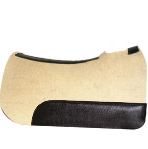 Tapis de selle d'obstacles en coton noir et beige respirant pour l'entraînement équestre, offrant un confort optimal pour les chevaux avec sangle de ceinture - Product Image 6