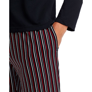 Custom New Arrival <b>Men</b> <b>Pajama</b> <b>Set</b> Garment Dyed Cotton Knitted Sleepwear Comfortable Designer Breathable <b>Pajama</b> <b>Set</b> - Product Image 5