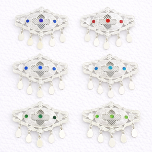 MOLL JEWELLERS Mini-animaux en alliage plaqué or vintage, faits à la main, écologiques, étanches, élégants, à la mode, avec perles scintillantes et pompon - Product Image 5