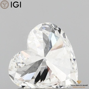 Symbole du véritable amour 1.00 CT. CVD Lab Grown Heart Cut Diamond F Color Clarity VS1 6.05mm IGI Certifié pour l'unité de la bague d'amour - Product Image 4