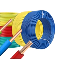 Cable Eléctrico de Cobre Sólido Libre de Oxígeno H07V-U de 450/750V, Aislamiento de PVC, 4/6mm2, IEC 60227-5, para Instalaciones Domésticas