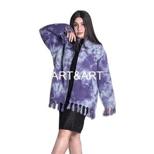 Beau manteau d'hiver unisexe tissé à la main en coton matelassé avec broderie TNT Suzani, tissu court et écologique de taille XL - Product Image 1