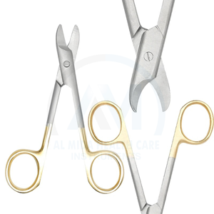 Tijeras Quirúrgicas Curvas de 10.8 cm, Acero Inoxidable, Punta Curva, Instrumento Dental de Ortodoncia, Operación Manual, Certificación CE - Product Image 5