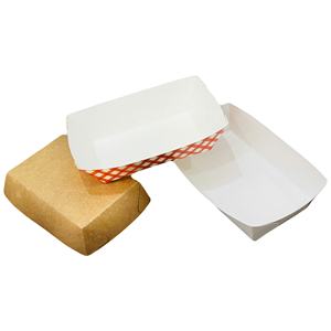 Bandeja de Papel Corrugado Promocional Personalizada de Fábrica en Vietnam, Embalaje de Materiales Reciclados para Alimentos, Logotipo Personalizado, Impresión Offset - Product Image 1