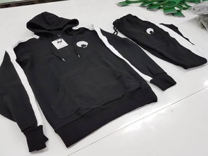Custom French Terry Hoodie <b>Set</b> with Matching Joggers Soft Cotton Blend and Professional OEM Production for Fashion Collections - Product Image 1