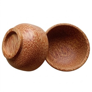Tazón de Madera de Coco Hecho a Mano, Vajilla de Madera Natural Sostenible para Cocina, Comedor y Decoración del Hogar - Product Image 5