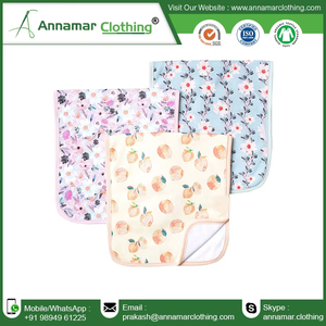 Paños de Algodón para Bebés |   Paños de Alimentación Suaves y Absorbentes para Recién Nacidos |   Pañales Desechables Impresos para Bebé, Lavables, Antibacterianos y Ecológicos - Product Image 3