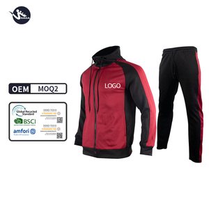 Conjunto Deportivo de Fútbol para Hombre, Chaqueta con Cremallera de Poliéster, Ropa Deportiva de Fútbol para Entrenamiento, Personalizable para Jóvenes, OEM, ODM, Venta al Por Mayor - Product Image 2