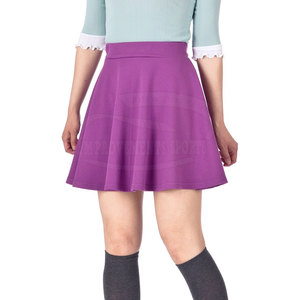 Diseño único Bajo MOQ Faldas de algodón Color sólido Mujeres Faldas de algodón Cómodas Mujeres Faldas de algodón - Product Image 4