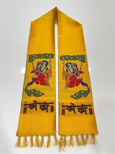 ผ้าคีชพิมพ์ลายมนต์จิตวิญญาณตามสั่ง สำหรับพิธีกรรมในวัด ของขวัญตอบแทนในงานเทศกาลทางศาสนา จำหน่ายจำนวนมาก - Product Image 2