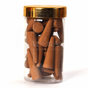 Cônes d'encens faits main de couleur naturelle, faible MOQ, tube de 100 g, cônes Dhoop longue durée, plus de 100 parfums, prix usine, étiquette personnalisée - Product Image 2