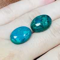 Pierre précieuse naturelle Chrysocolle ovale verte 2,00 carats ZUBEDA GEMS Certifiée par un tiers Évaluation par un tiers Origine Rajasthan