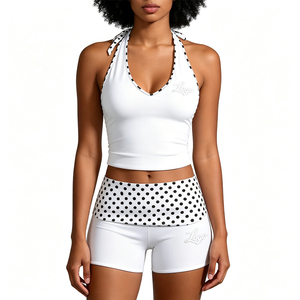<b>Women's</b> Seamless Yoga Jumpsuit Workout Fitness Bodysuit High Waist Gym Sportswear Custom Logo Sleeveless Athletic <b>Romper</b> - Product Image 5