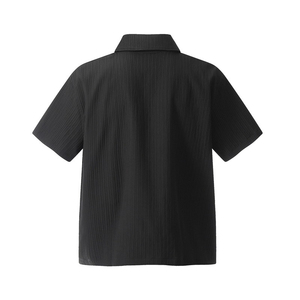 เสื้อเชิ้ตผ้าลินินทรงสลิมสำหรับผู้ชาย ออกแบบได้ตามต้องการ ระบายอากาศได้ดี แบบซิป  ODM ชุดทำงาน - Product Image 2