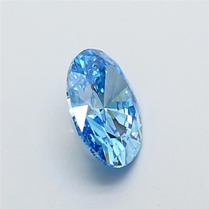 Magnífico Diamante Azul de Corte Ovalado de 5 Quilates |   Diamante elíptico de color raro y elegante para una obra maestra de joyería de lujo hecha a medida - Product Image 4
