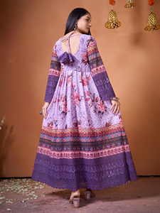 Stylish and Premium Cotton Silk Purple <b>Kurti</b> for Office and Regular Wear at Wholesale Price Casual Dresses <b>Kurti</b> - Product Image 5