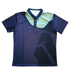 Polo Golf Performance haut de gamme pour hommes Broderie de logo personnalisé, tissu extensible à séchage rapide et conception par sublimation - Product Image 1