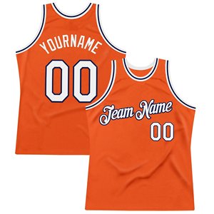 Maillot de basket-ball orange personnalisé en maille sublimée, unisexe, pour adulte, avec nom et numéro d'équipe, débardeur respirant - Product Image 4