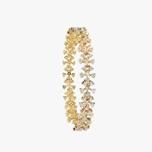 Hip Hop Iced Out Moissanite Diamond Tennis Link <b>Bracelet</b> Trendy Fashion Jewelry For Women Wholesale Price Gold Plated <b>Bracelet</b> - Product Image 3