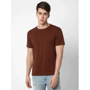 Camiseta personalizada de algodón con estampado personalizado, fabricante de camisetas con estampado de patrones, camiseta de cuello redondo para hombre - Product Image 4