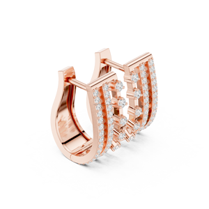 Boucles d'oreilles Oragenic Jewels Barre d'or esthétique 14 carats pour femme - Product Image 5