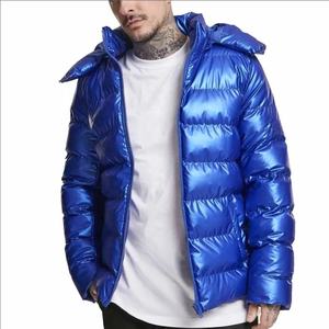 100% Polyester ODM OEM conception personnalisée enduit Hip Hop hiver doudounes plume de canard Nylon capuche chaud bulle bouffée lumière de remplissage - Product Image 2