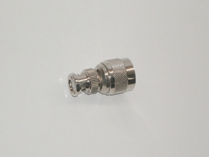 Reliable UHF Male To BNC Male RF Coaxial Adapter Connector <b>Chrome</b> Plated Signal Transmission Adapter - Product Image 1