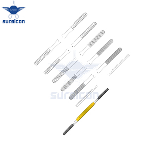 Râpes nasales Fomon 20,5 cm / 8 pouces, ensemble standard de 5 avec inserts en carbure de tungstène TC pour le façonnage et la remodelage précis des os nasaux - Product Image 5