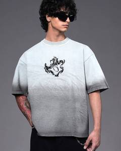 Vintage Washed Oversized <b>Anime</b> Character Printed Jersey Cotton <b>T</b>-<b>Shirt</b> Loose Fit Short Sleeve Street Style for Men - Product Image 3