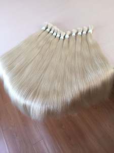 Nouveauté 8A Grade Vietnam Remy Extensions de cheveux humains Silky Straight Wave Soft Bulk Style en couleur blonde soyeuse - Product Image 2