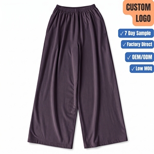 Men's <b>Baggy</b> Cotton <b>Trousers</b> Manufacturer Custom Loose Fit Pants Wholesale Streetwear Clothing Supplier - Product Image 1