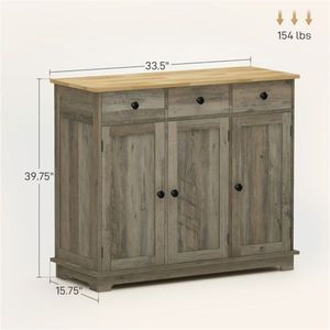 Kitchen Storage Cabinet for Efficient Living Room Organization - Product Image 3