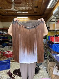 Ombre Bone Straight Super double dessiné de femmes asiatiques extrémité épaisse 100% extensions de cheveux humains vierges meilleure qualité meilleur prix - Product Image 2