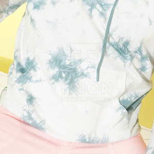 เสื้อฮู้ดกันหนาวมัดย้อมผ้ามีฮู้ดผ้าฟลีซเนื้อนุ่มเสื้อฮู้ดแฟชั่นแนวสตรีท - Product Image 6