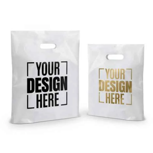 Premium HDPE Biodegradable <b>Packaging</b> Bags with Drawstring <b>and</b> Flexo <b>Printed</b> Custom <b>Design</b> Waterproof Durable Heavy Load Supplier - Product Image 1