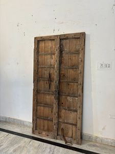 Paneles de Puerta de Madera Maciza Antiguos con Marco Tallado a Mano, Ecológicos, para Dormitorio, Sala de Estar, Muebles para el Hogar - Product Image 3