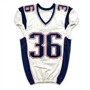 Jersey de Fútbol Americano con Rayas de Zebra en Negro y Gris, Sublimado, Personalizado para Equipos, Patrón Único, Uniforme Deportivo - Product Image 2